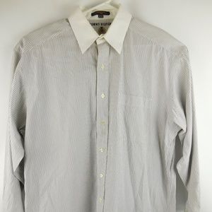VTG Tommy Hilfiger Striped Button Dress Shirt